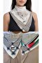 3 Palestine Themed Scarf 50X50 Unisex Suitable for Daily Use Pashmina Shawl Keffiyeh Palestine