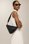 Black Leather Women's Crossbody Bag