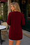 Women's Burgundy Seasonal Knitwear Cardigan - 5