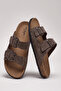 Men's Brown Eva Non-Slip Sole Daily Summer Anatomical Comfortable Slippers - 6