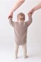Baby Knitted Knitwear Bodysuit Long Sleeve Buttoned Unisex Knitbody - 5