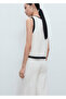 Contrast Knitwear Vest - 4