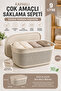 Multi-Purpose 9 Liter Storage Basket with Lid – Basket with Lid, Durable, Modern Design 33X24,2X16,5 cm