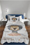 Cute Lion Single Pique Background Curtain