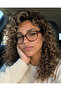 Leopard Pattern Cat Eye Blue Light Protection Transparent Women's Screen Glasses Uv400 Protection - 2