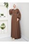 Casual Hajj and Umrah Embroidered Mevlana Ferace - 6