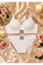 Push-Up Support Stone-Encrusted Vs Bra Set Bottom Top Set