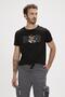 Bang Men's Black Round Neck T-Shirt