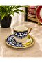 6-Person Porcelain Coffee Cup Lemone