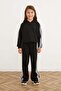 Girls' Hooded Suit with Side Stripes and Elastic Waist - 3