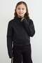 Zippered Diving Fabric Girls' Sweatshirt - 5