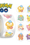 500PCS 500pcs/Roll Cute Pokemon Pikachu Cartoon Anime Sealing Stickers Decoration DIY PVC Laptop Dec - 7