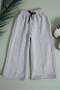 3 Thread Çima Stitched Girls' Palazzo Sweatpants