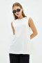 Basic Crew Neck Sleeveless Tunic - 7