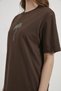 Crew Neck T-Shirt with Stone Flower Detail - 5