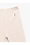 Cotton Elastic Waist Camisole Basic Long Leggings - 4