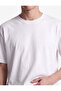 Regular Fit Short Sleeve Crew Neck Cotton Basic T-Shirt - 4
