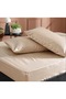 Out Zorluteks Cotton Satin Elastic Double Bed Sheet Set