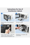 UV Light Sterilizer Box Cabinet Sanitizer, Scissors Towel Nail Tool with Sterilizer Device with LED Display and Timer Setting. Stainless steel, Capacity 16L, 2 Tray - 3
