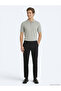Black Woven Relaxed Fit Casual Cotton Blend Trousers - 3