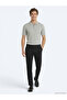 Black Woven Relaxed Fit Casual Cotton Blend Trousers