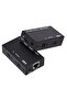 موسع شبكة LAN 1080P بمقبس الاتحاد الأوروبي بطول 60 مترًا، متوافق مع منافذ RJ45 وHDMI، من CAT5e وCAT6 - 5