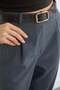 Belt Detail Pleated Pocketed Trousers - 6