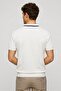 Ballesta Off-White Polo Knitwear T-Shirt - 5
