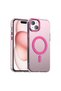 Husa MagSafe pentru iPhone 15 Plus, Techsuit, CandyCase, Roz