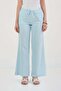 Striped Tie Waist Palazzo Pants - 6