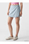 Nevavm Standard Fit Jean Shorts Skirt with a Difference - 2