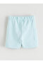 Two Mt Shop Quality Blue 2 Thread Plain Standard & Regular Boys' Shorts - 5