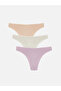 Gray Brazilian Panties 3-Pack - 2