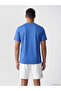 Xside Active Blue Crew Neck Printed Men's Sports T-Shirt - 5