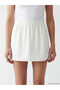 Trendlucky Mini Skirt with Elastic Waist and Difference in Color - 4