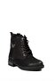 حذاء للأولاد من الجلد الطبيعي باللون الأسود من Nubuck - 2