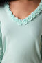 تي شيرت Marina Solid باللون الأخضر الفاتح - 3