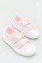 Girls' Sports Shoes with Velcro, Glittery, Flexible Sole, Closed Front, Easy to Wear Sneaker - 4