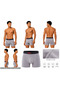 Erkek Bambu Lycra Boxer 6 Adet - 4