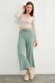 Basic Corded Elastic Waist Trousers - 4