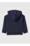 Gap baby boy hooded fleece zipper jacket 6 months - 5 years navy blue - 3