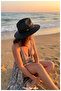 Classic Striped Straw Fedora Hat – Summer Beach and Travel Hat - 6