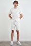 Honeycomb Fabric Waist Tie Pocket Shorts - 3