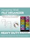 Heavy Duty Storage Pocket Chart for Classroom, 20 Pocket Storage Organizer with 4 Over-Door Hangers - 4
