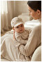 0-18 Months Baby Sun Hat - Cute Rabbit and Sun Pattern Cotton Baby Cap (Size 43-46 cm) - 2