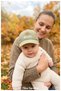 Baby Boy Linen Look Cap with Teddy Bear Figure - 100% Cotton Baby Hat (0-18 Months, Size 44-46 cm) - 6