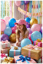 100% Cotton, Hat for Girls (Ages 4-8) (Size 52 cm) - 3