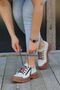 Candy Daily Flat Sole Zipper Detailed Sports Shoes