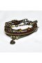 Bohemian Multi-Layered Bead Bracelet Ethnic Dangle Women's Accessory Adjustable - 7
