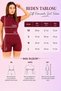Fitted Women's Sports Shorts Jumpsuit / Gathering Double Zipper Sports Swimsuit Jumpsuit Body Tights Jumpsuit - 6